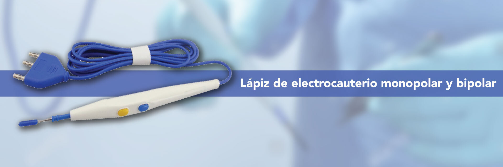Cable bipolar para electrobisturí, conexión US